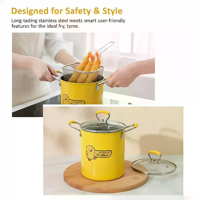 2/3L Deep Fryer Pot Stainless  - Kitchen Appliances In Japanese review and price