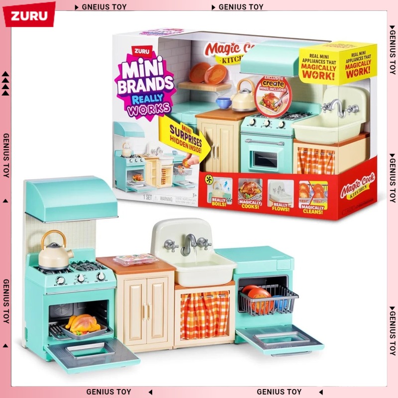 Zuru Mini Brands Magic Cook Ki - Kitchen Appliances Kids review and price