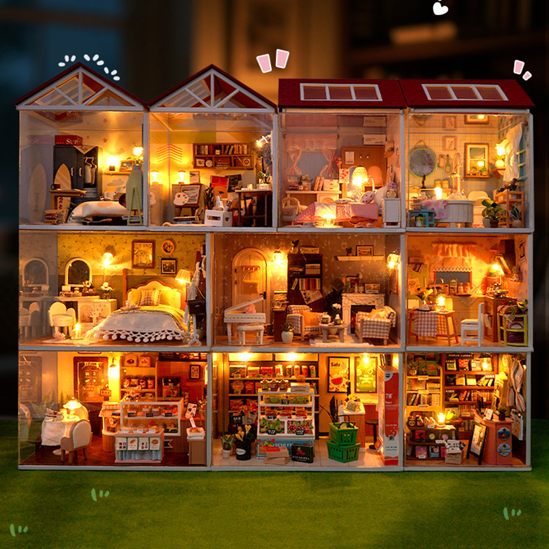 DIY Wooden Dollhouse Mini Bedr - Kitchen Appliances Toys review and price