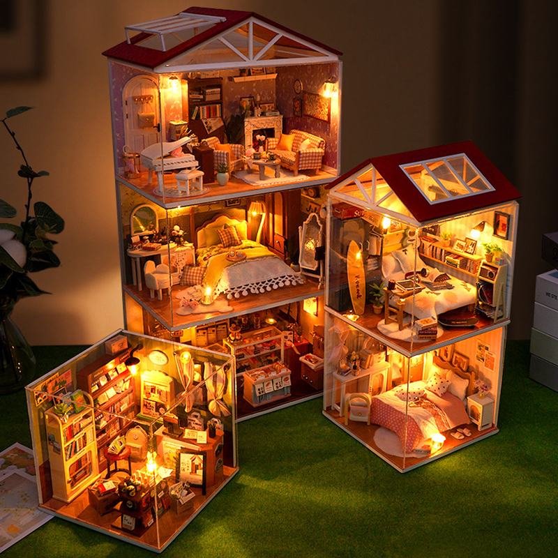 DIY Wooden Dollhouse Mini Bedr - Kitchen Appliances Toys review and price